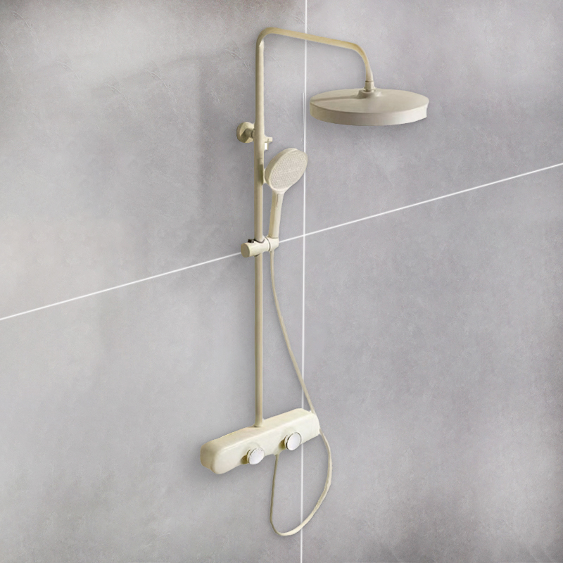 Home In Bathroom - Modern Stylish Shower System Temperature Adjustable
