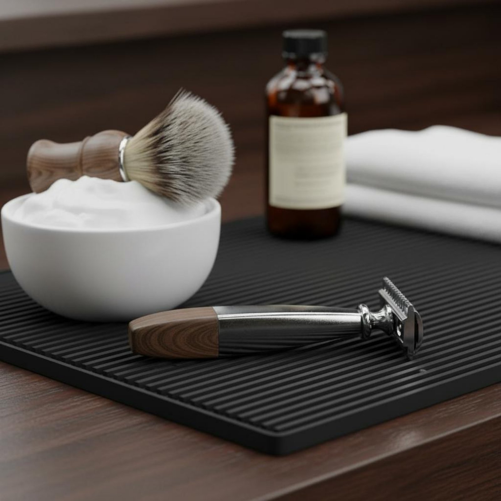 Home Bathroom Cleaning Kit - Badger Brush Shaving Set Easy to