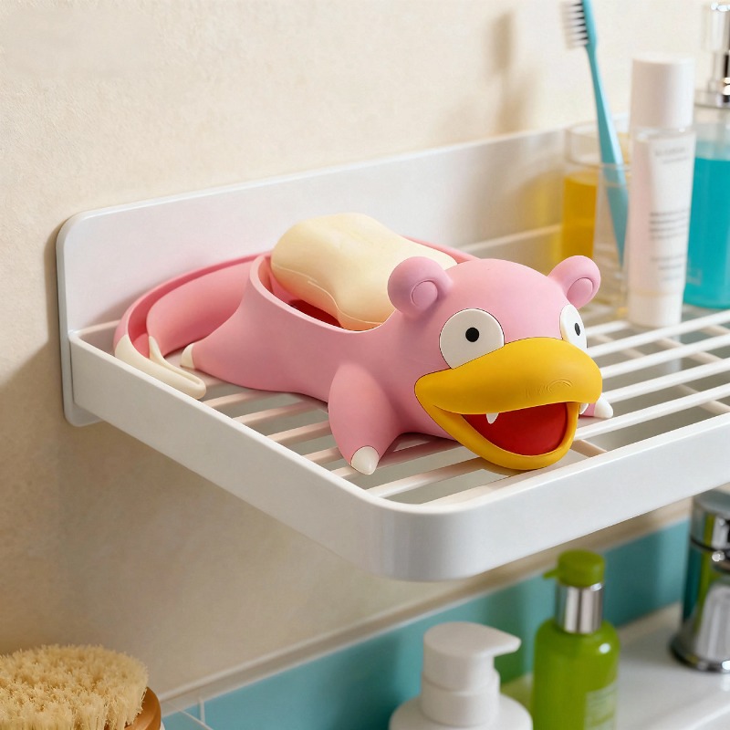 Home Edit Bathroom Storage - Kawaii Pokémon Slowpoke Soap Box Anime