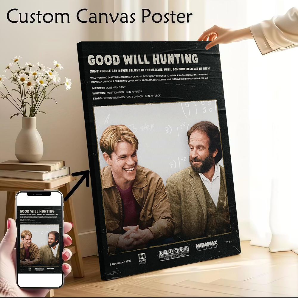 Home Goods Bathroom Decor - Good Will Hunting Movie Canvas Poster