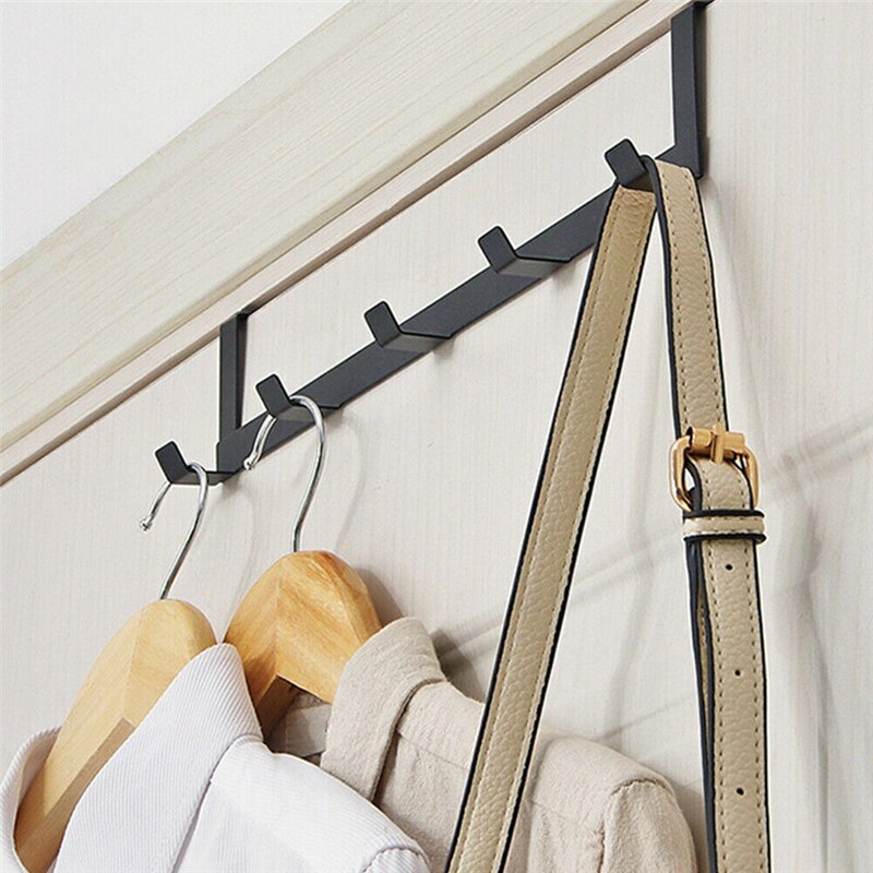 Home Creation Bathroom - Hooks Over The Door 5 Hooks