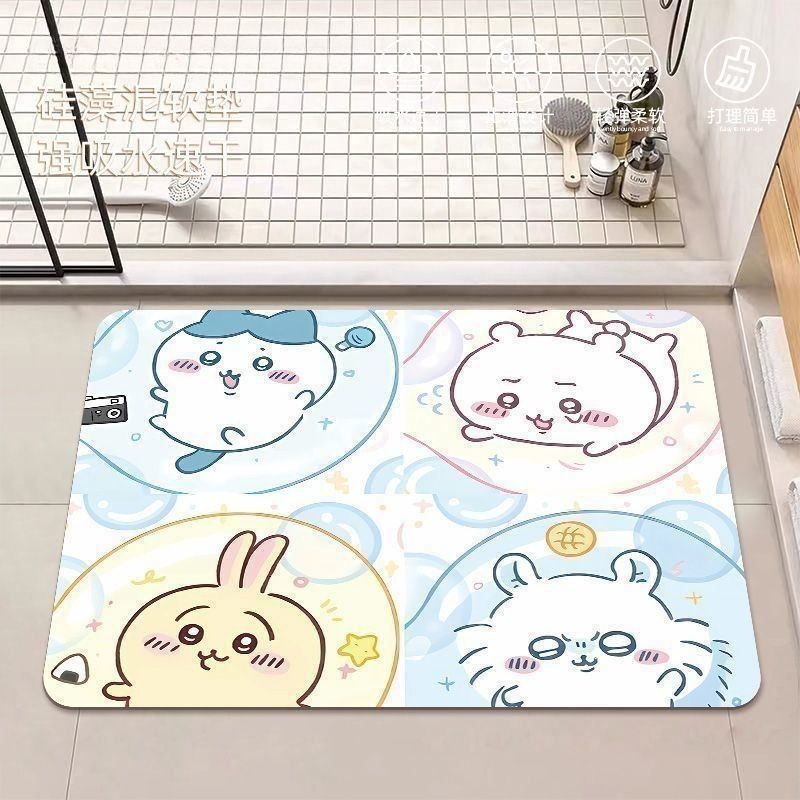 Home Creation Bathroom - Anime Chiikawa Hachiware Usagi Diatom Mud