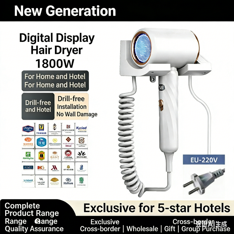 Home Depot Bathroom Vanities - 1800W Wall Mounted Hair Dryer with