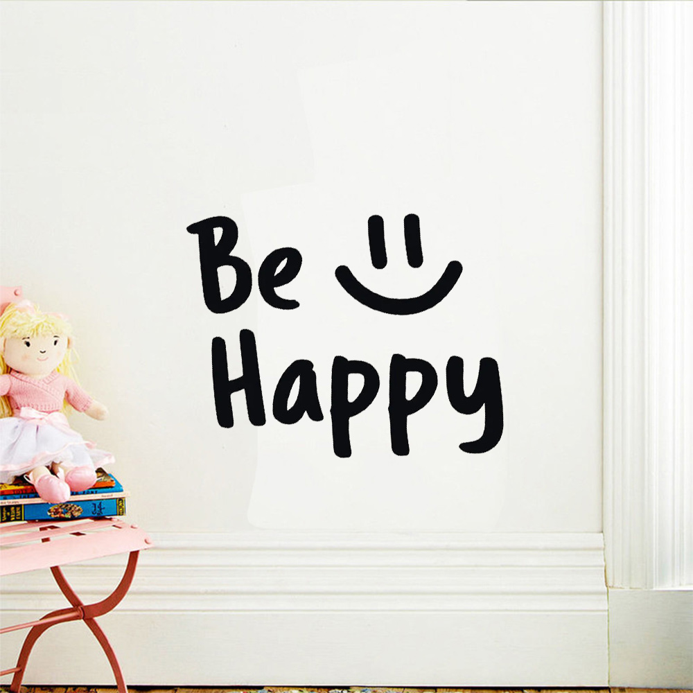 Positive Quotes with Be happy  - Home Bathroom Quotes recension och pris