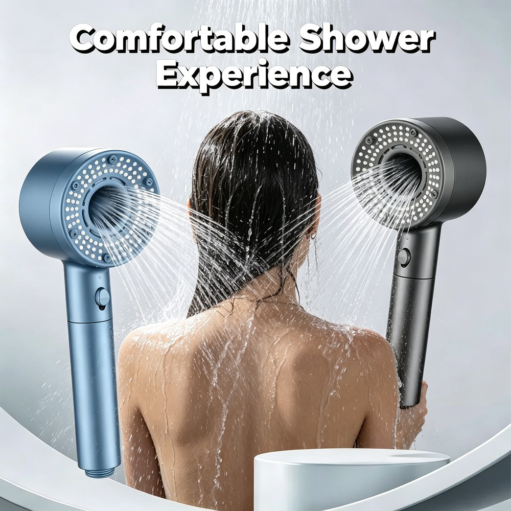 5 adjustable modes of high-pre - Home One Bathroom Accessories recension och pris