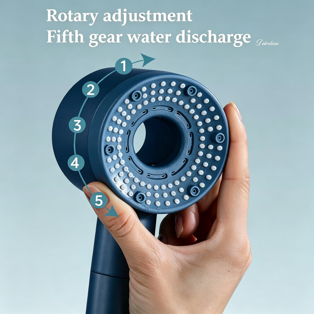 5 adjustable modes of high-pre - Home One Bathroom Accessories recension och pris