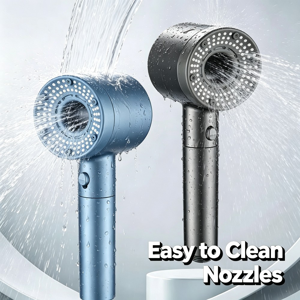 5 adjustable modes of high-pre - Home One Bathroom Accessories recension och pris