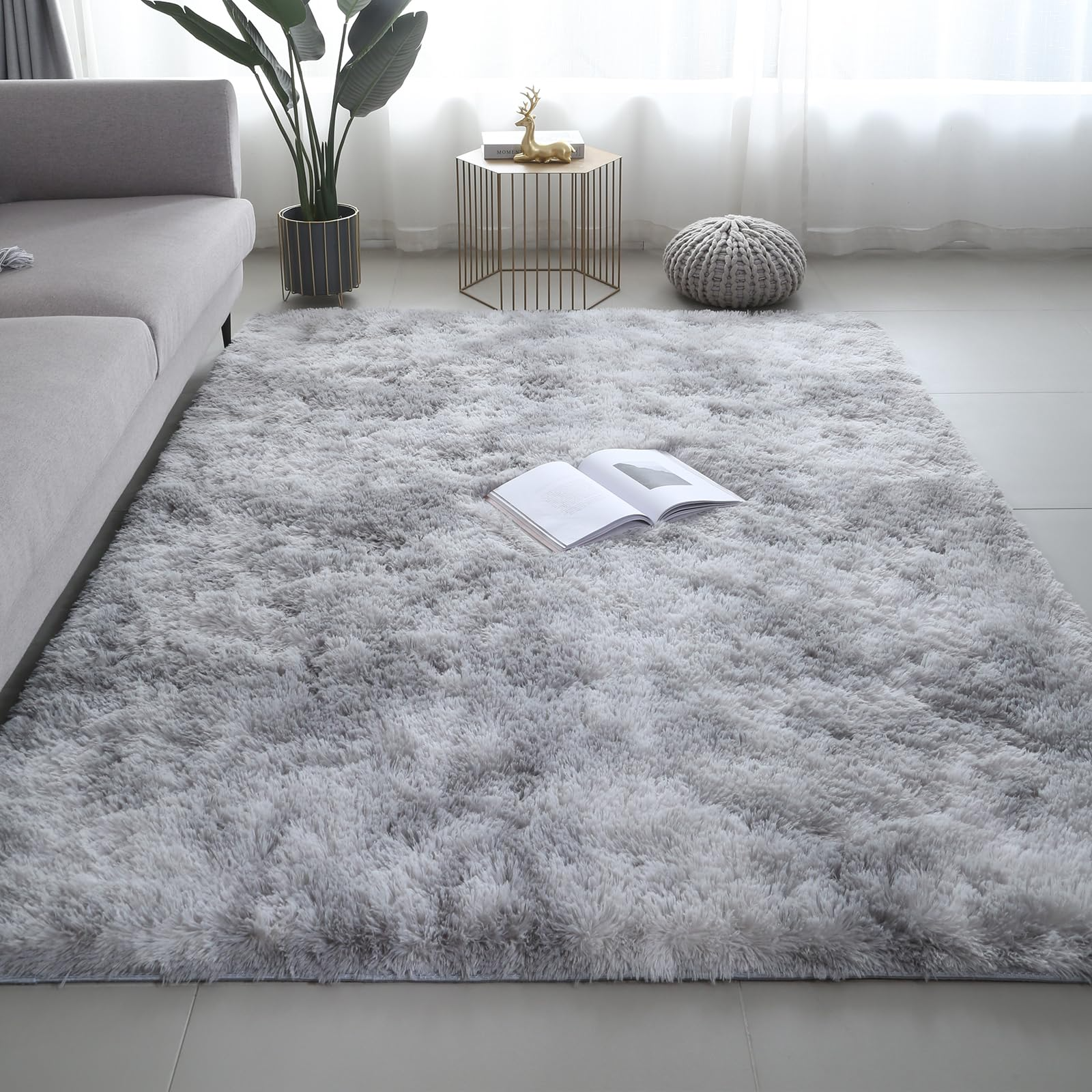 VIKAMA Ultra-Soft Puffy Rug, B - Home Goods Bathroom Decor recension och pris