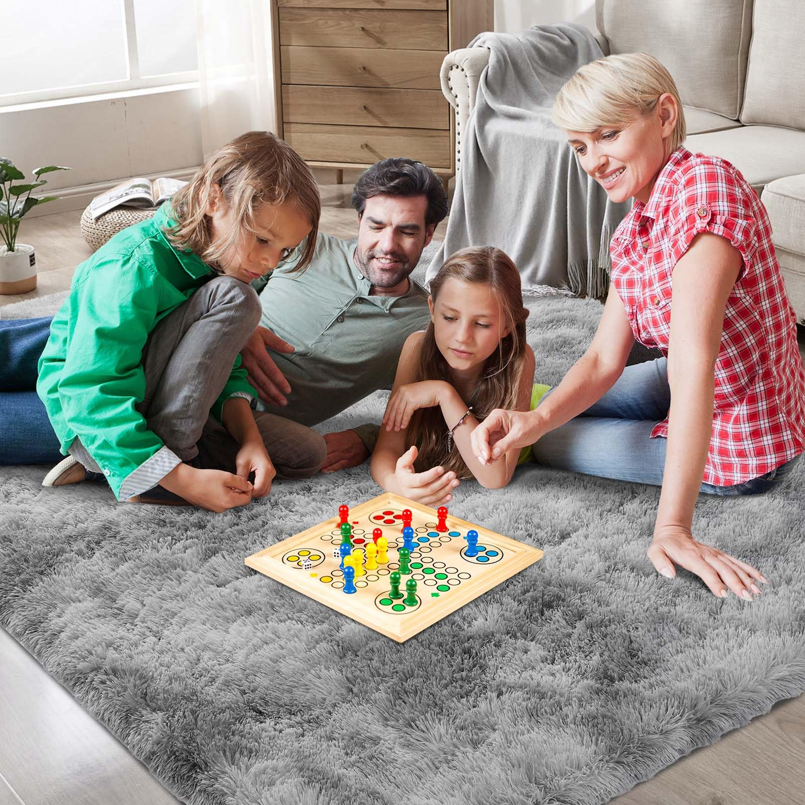 VIKAMA Ultra-Soft Puffy Rug, B - Home Goods Bathroom Decor recension och pris