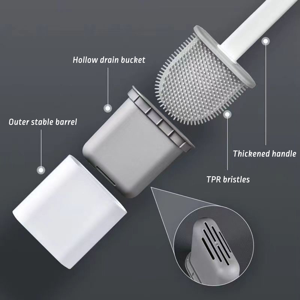 Flexible Toilet Brush Cleaner  - Home Bathroom Cleaning Kit recension och pris