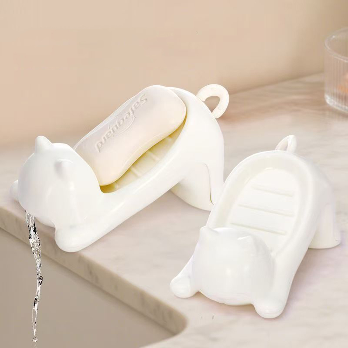 Drainage Cartoon Cat Soap Box  - Home Creation Bathroom recension och pris