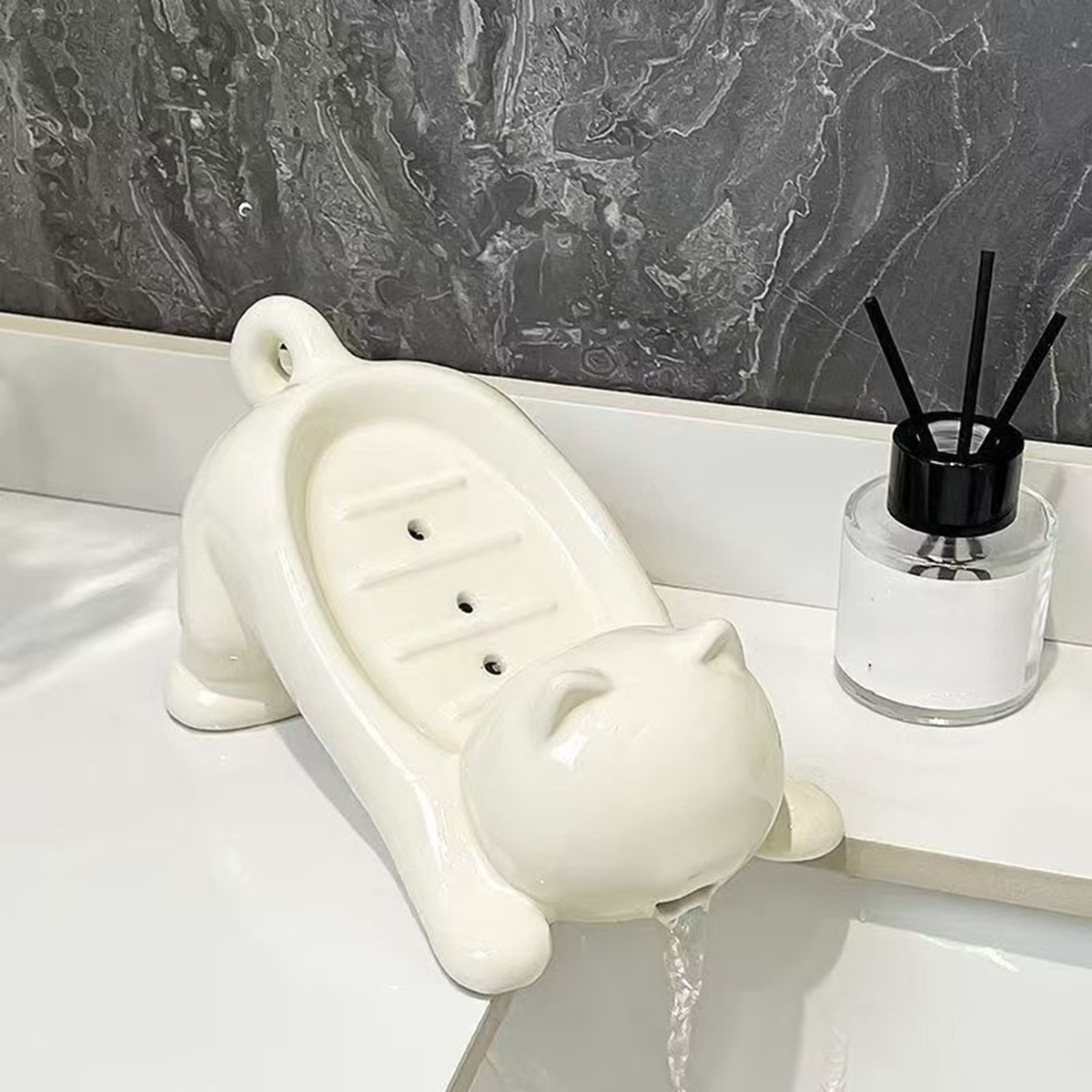 Drainage Cartoon Cat Soap Box  - Home Creation Bathroom recension och pris