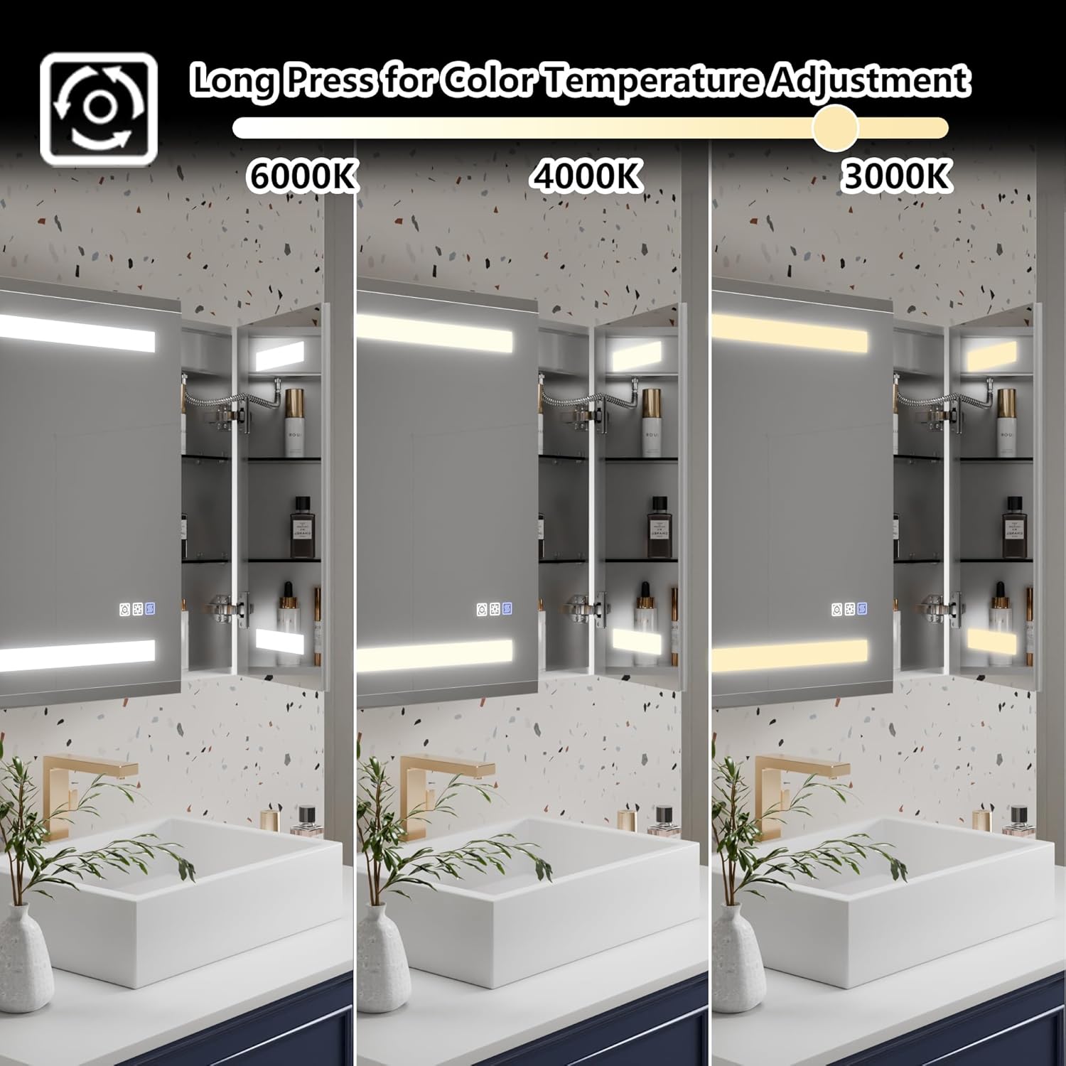 LED Bathroom Medicine Cabinet  - Bathroom Cabinet Mirror recension och pris