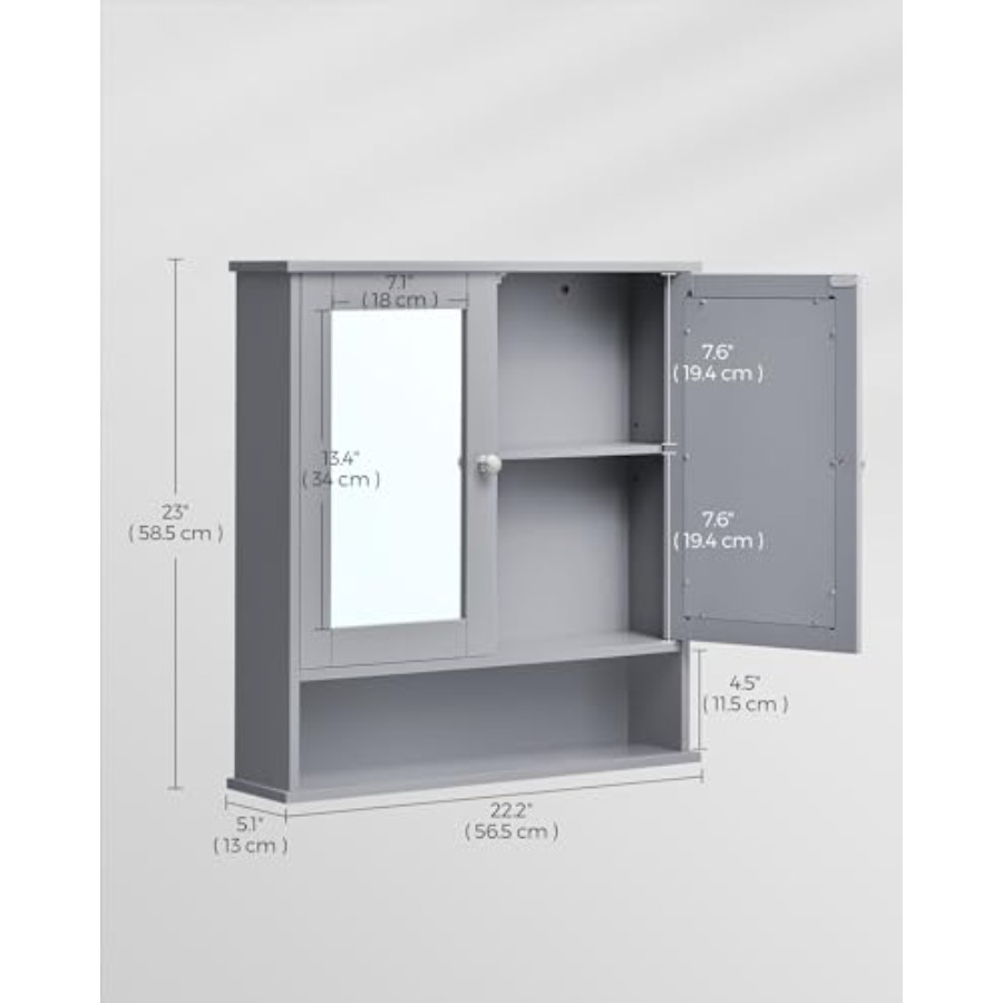 Wall-mounted bathroom cabinet  - Bathroom Cabinet Mirror recension och pris