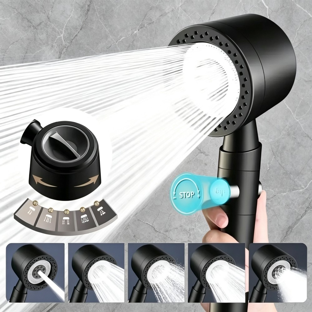 High-Pressure Handheld Shower  - Home One Bathroom Accessories recension och pris