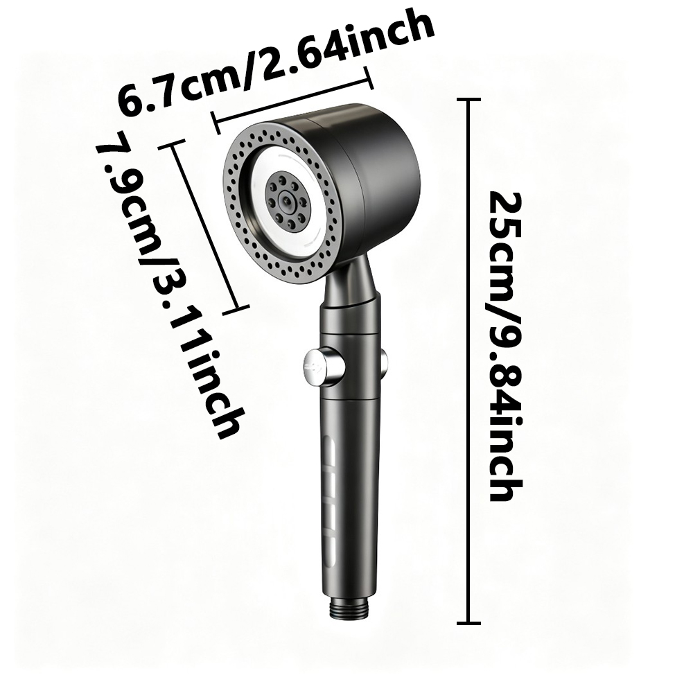 High-Pressure Handheld Shower  - Home One Bathroom Accessories recension och pris