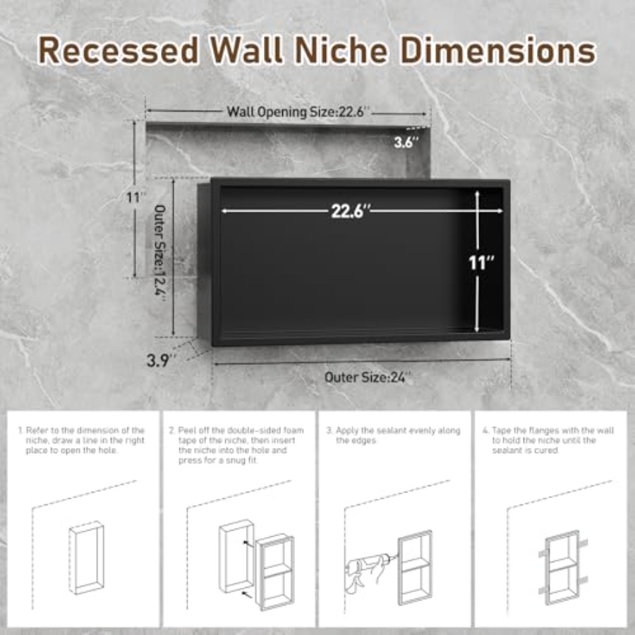 2311 ch Recessed Medice Cabet, - Bathroom Cabinet Mirror recension och pris