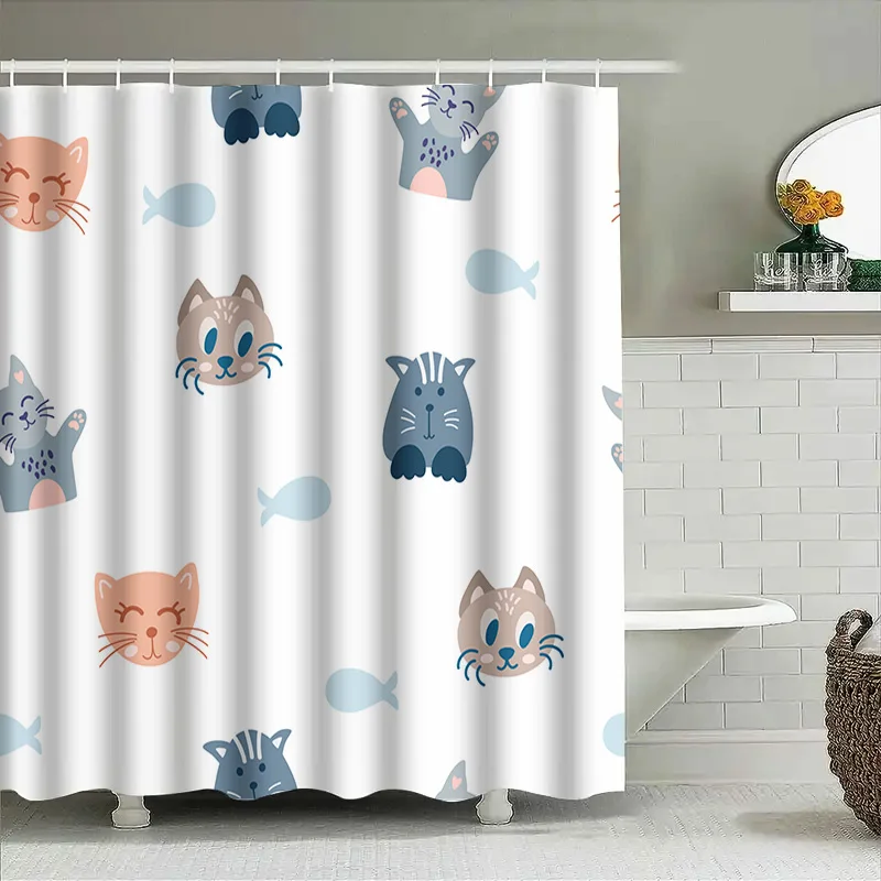 Adorable Cartoon Cat Fish Show - Adorable Home Bathroom Ideas recension och pris