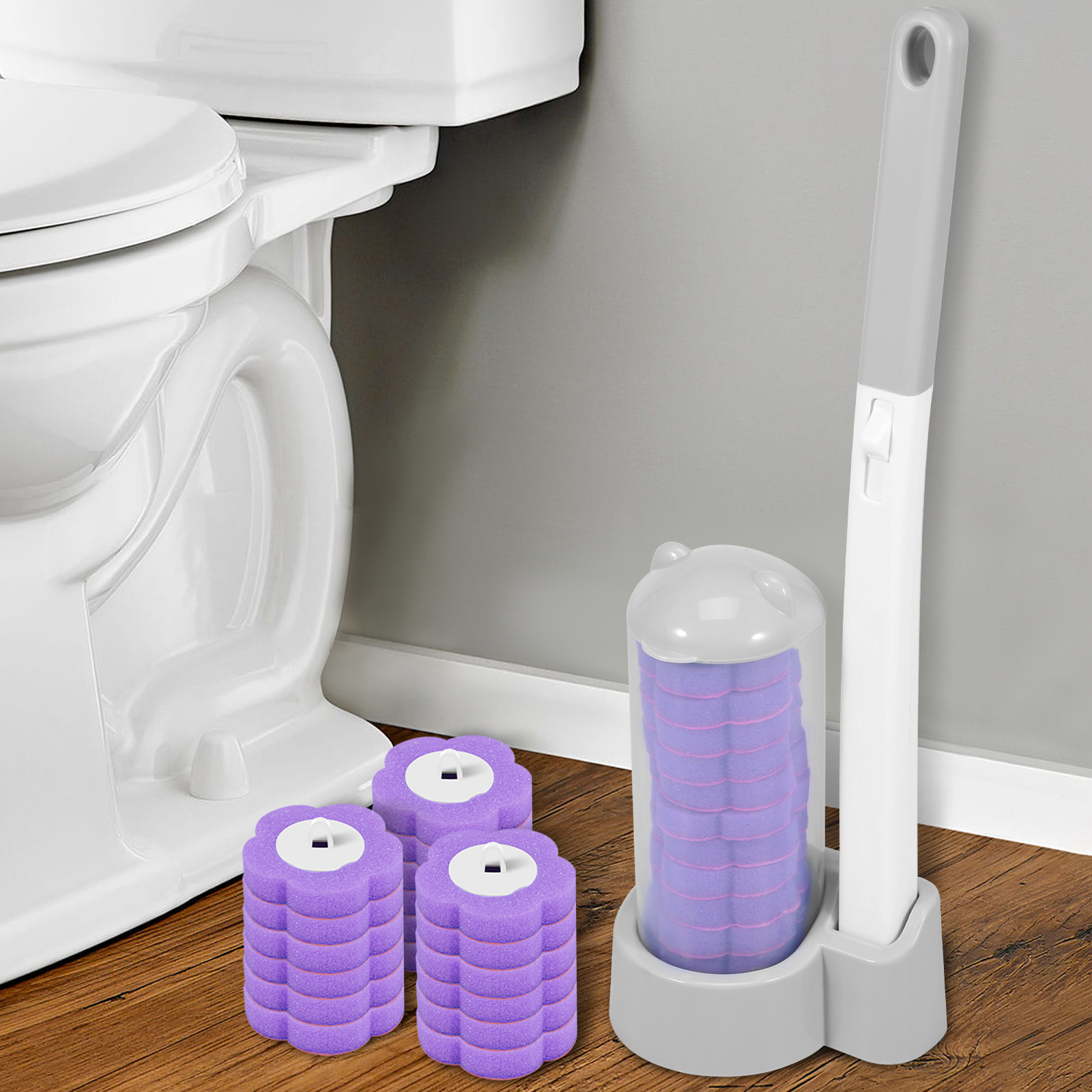 Toilet Brush Cleaning Kit with - Home Bathroom Cleaning Kit recension och pris
