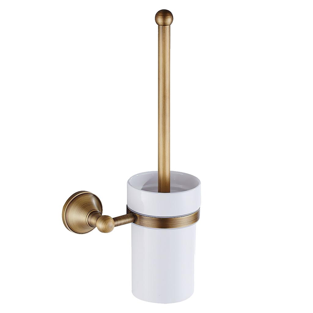 Antique Brass Holder+ Cup + Wh - Home Bathroom Cleaning Kit recension och pris