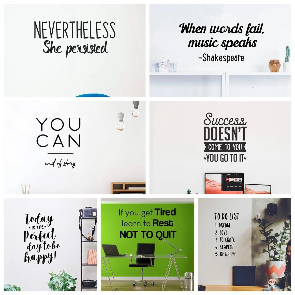 1pc Quotes Wall Sticker Self-a - Home Bathroom Quotes recension och pris