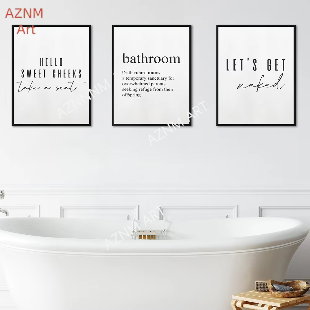 Hello Sweet Cheeks Take A Seat - Home Bathroom Quotes recension och pris