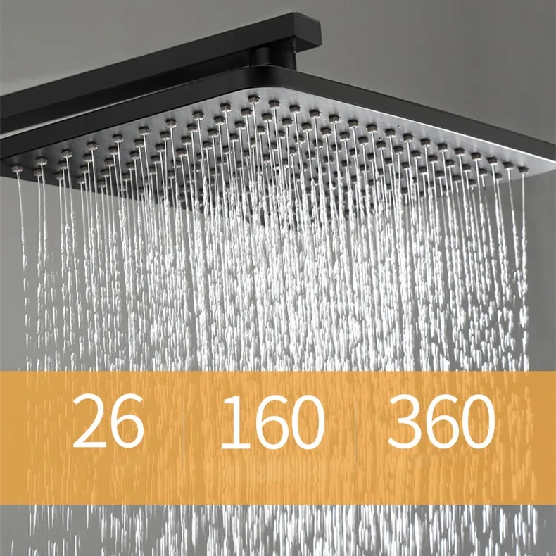 KEMAIDI Black Gold Shower Fauc - Home Bathroom Taps recension och pris
