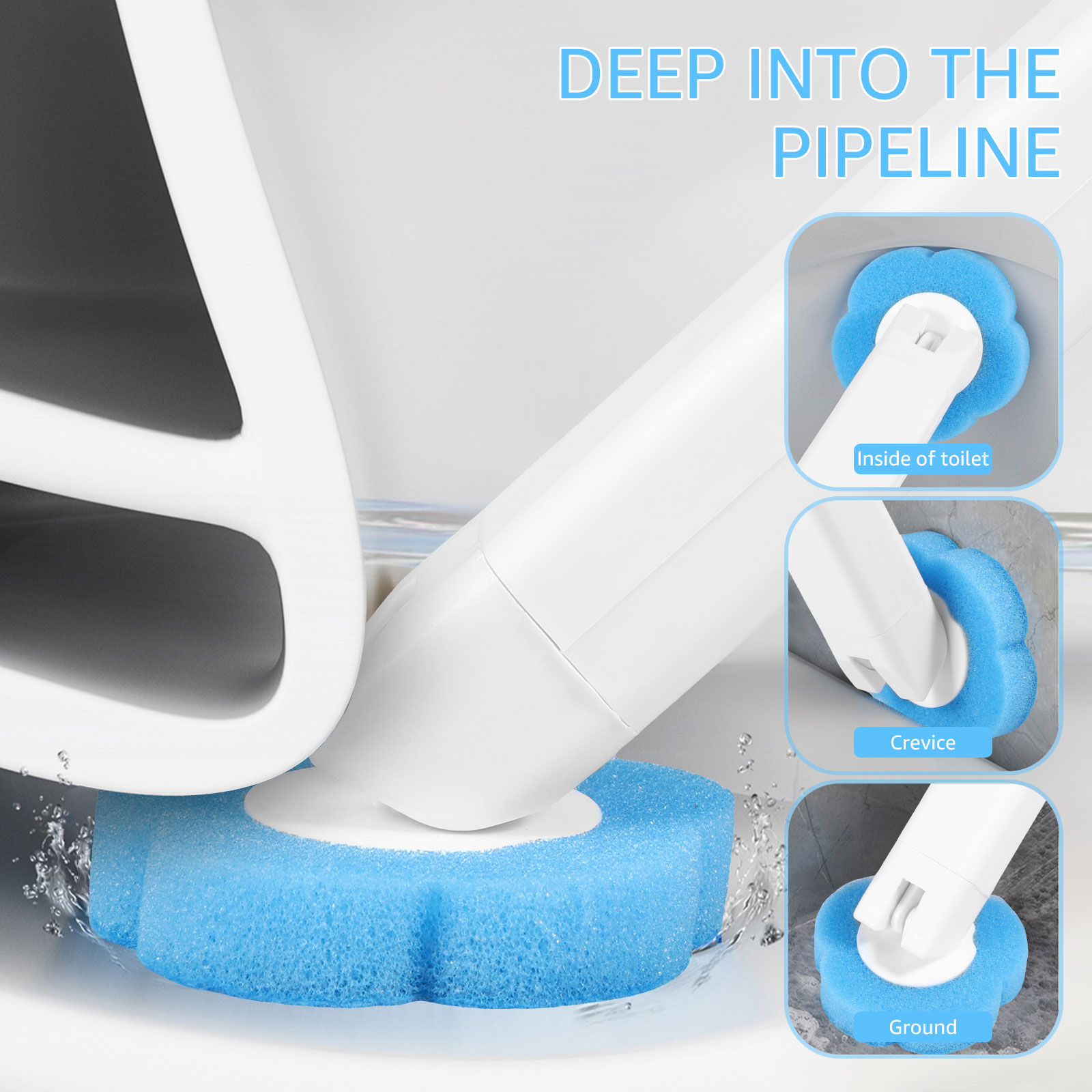 Toilet Brush and Holder Set wi - Home Bathroom Cleaning Kit recension och pris