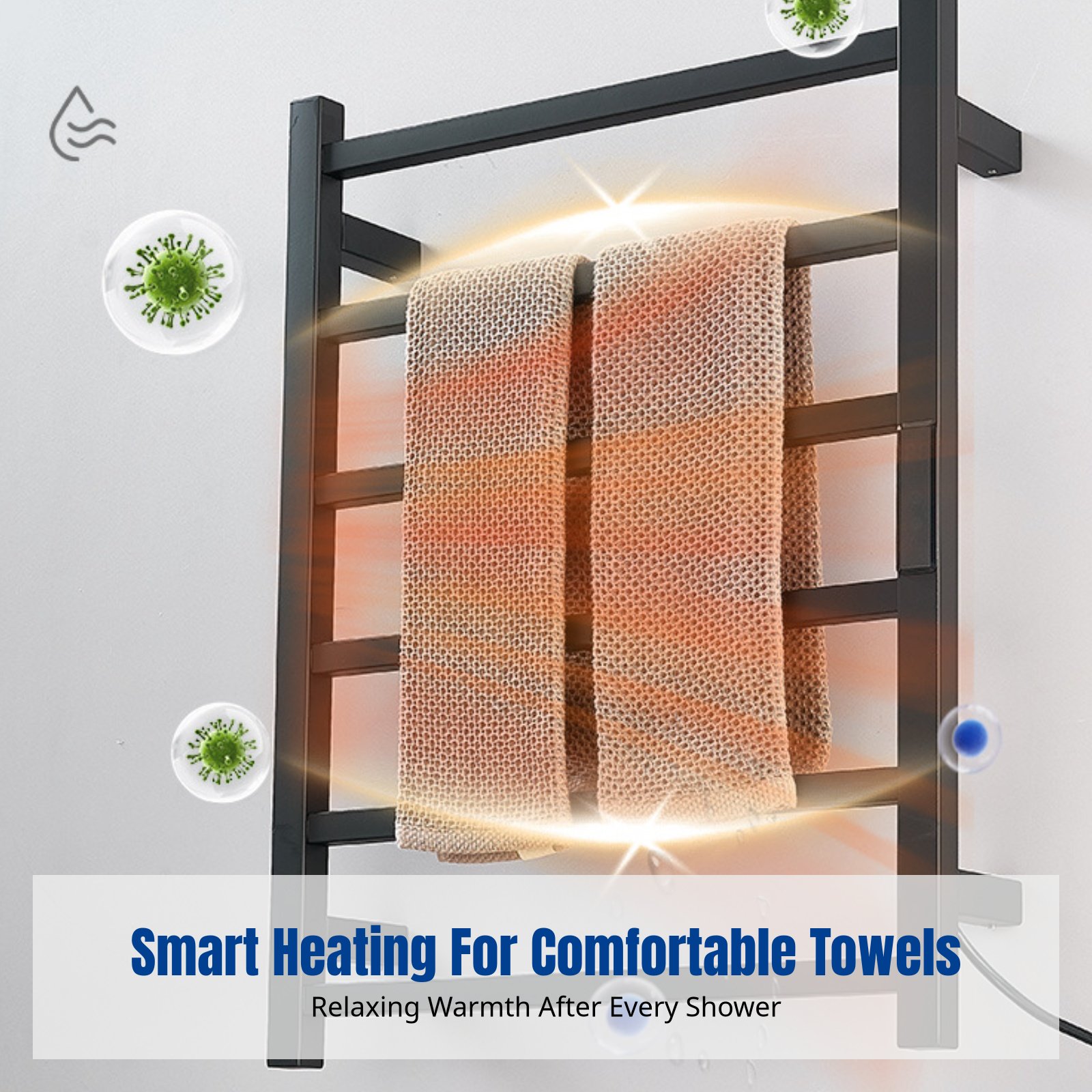 Smart Electric Towel Rack, Hea - Home In Bathroom recension och pris