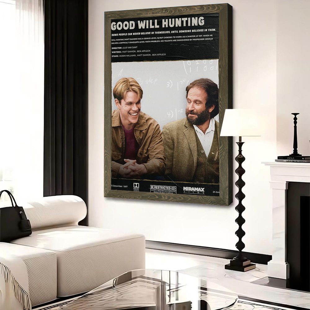 Good Will Hunting Movie Canvas - Home Goods Bathroom Decor recension och pris