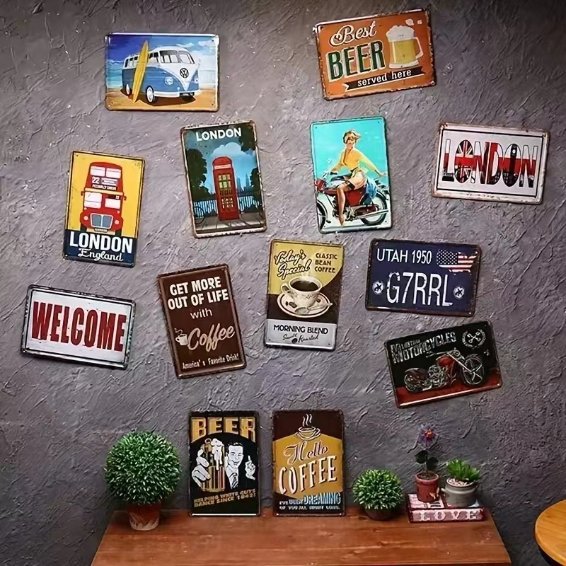 Vintage Funny Quote Metal Tin  - Home Bathroom Quotes recension och pris