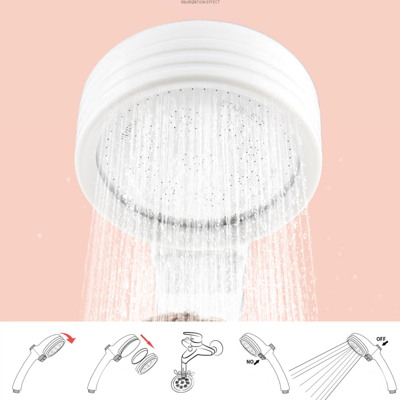 Single Function White Shower H - Home One Bathroom Accessories recension och pris
