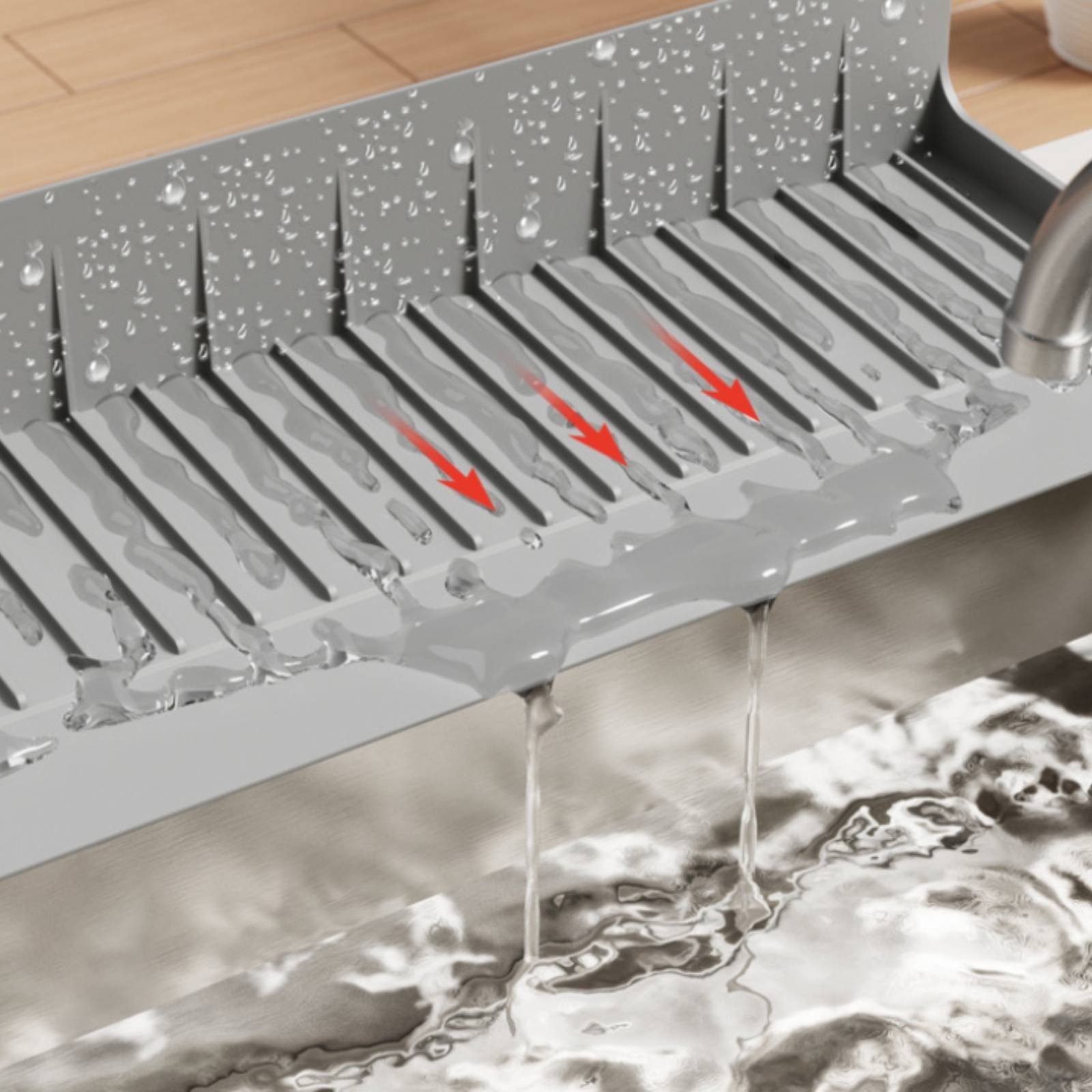 Silicone Sink Splash Guard Wat - Home In Bathroom recension och pris
