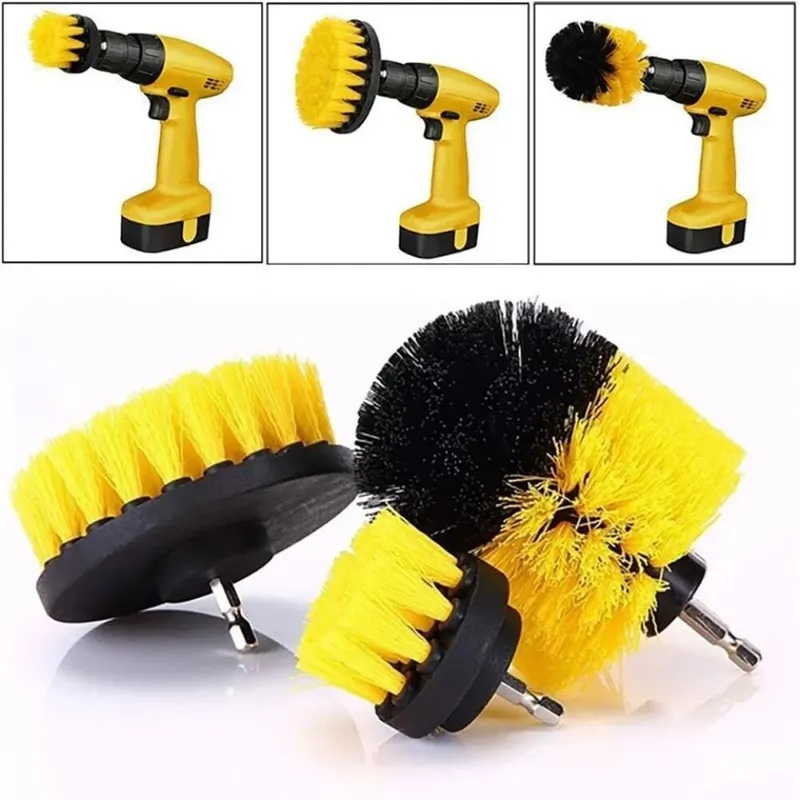3 pcs/set drill brush set powe - Home Bathroom Cleaning Kit recension och pris
