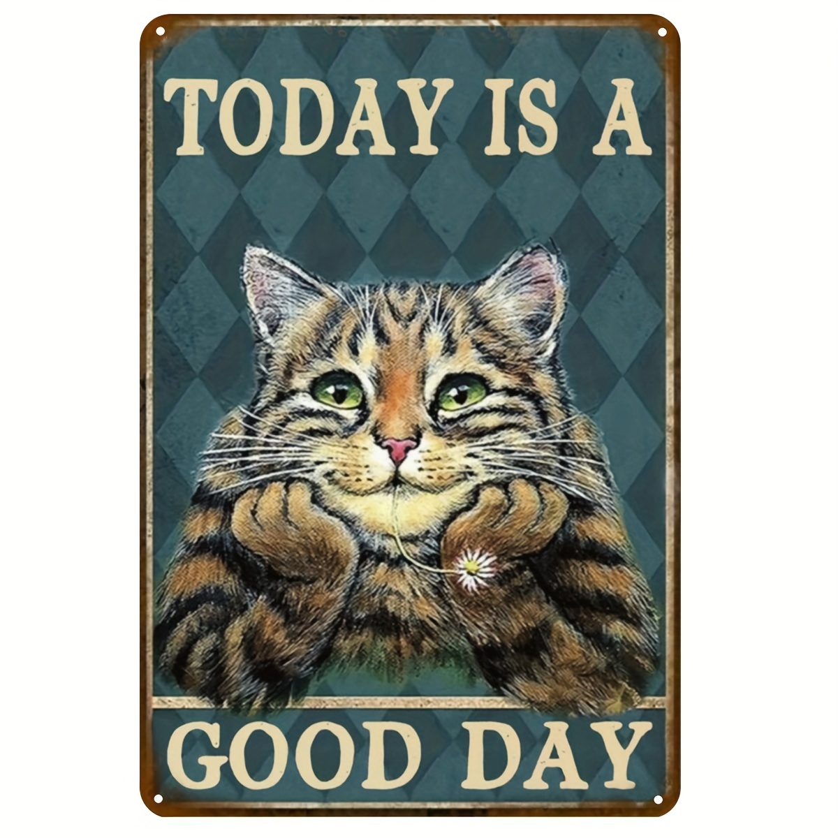 A Metal Tin Sign (8''x12''/20c - Home Goods Bathroom Decor recension och pris