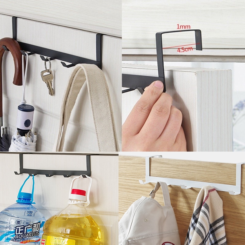Hooks Over The Door 5 Hooks Ho - Home Creation Bathroom recension och pris