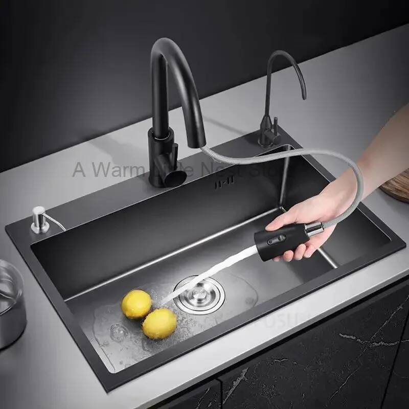 Bathroom Black Nano Kitchen Si - Home One Bathroom Accessories recension och pris
