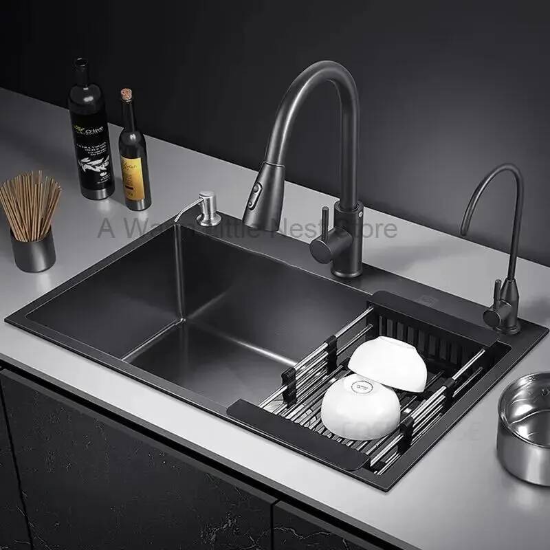 Bathroom Black Nano Kitchen Si - Home One Bathroom Accessories recension och pris