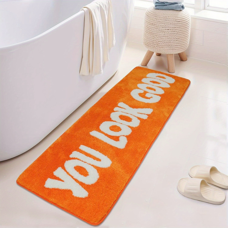 VIKAMA Orange Motivational Slo - Home Goods Bathroom Decor recension och pris