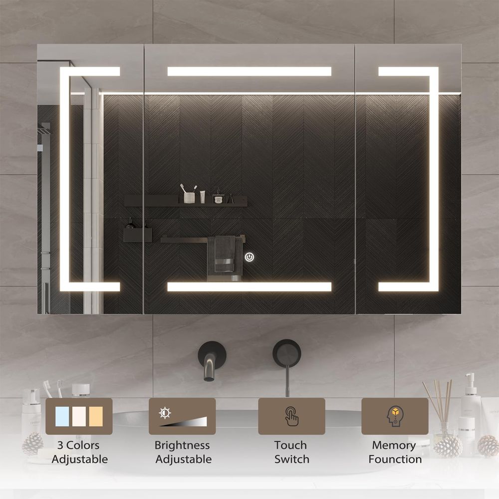 Medicine Cabinet with Mirror a - Bathroom Cabinet Mirror recension och pris