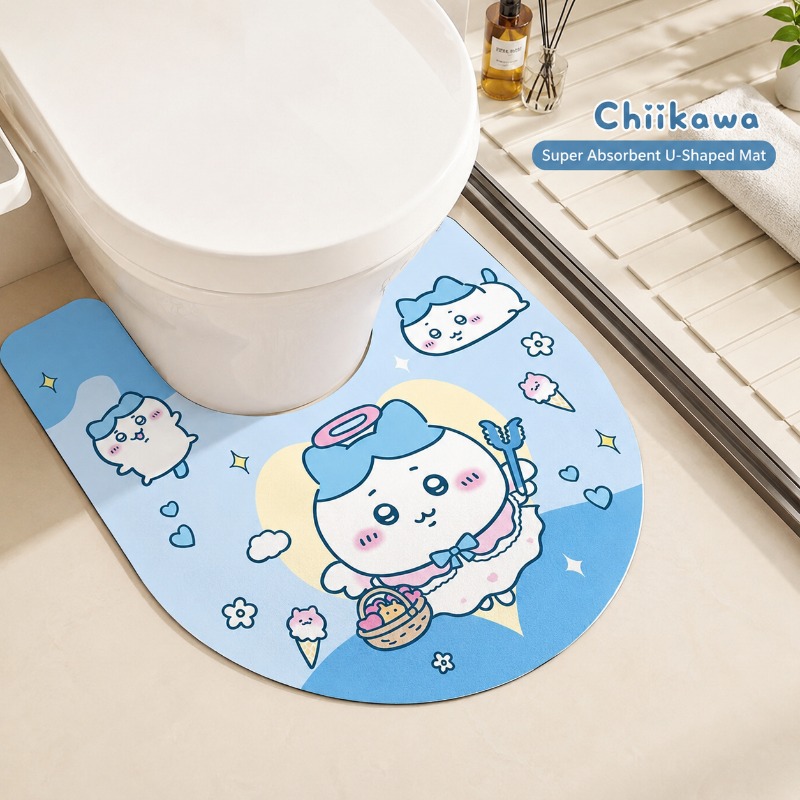 Cute Chiikawa U Shaped Toilet  - Home One Bathroom Accessories recension och pris