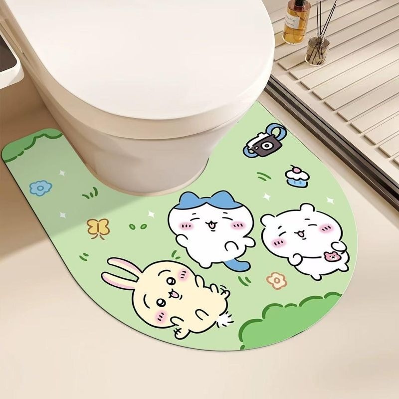 Cute Chiikawa U Shaped Toilet  - Home One Bathroom Accessories recension och pris