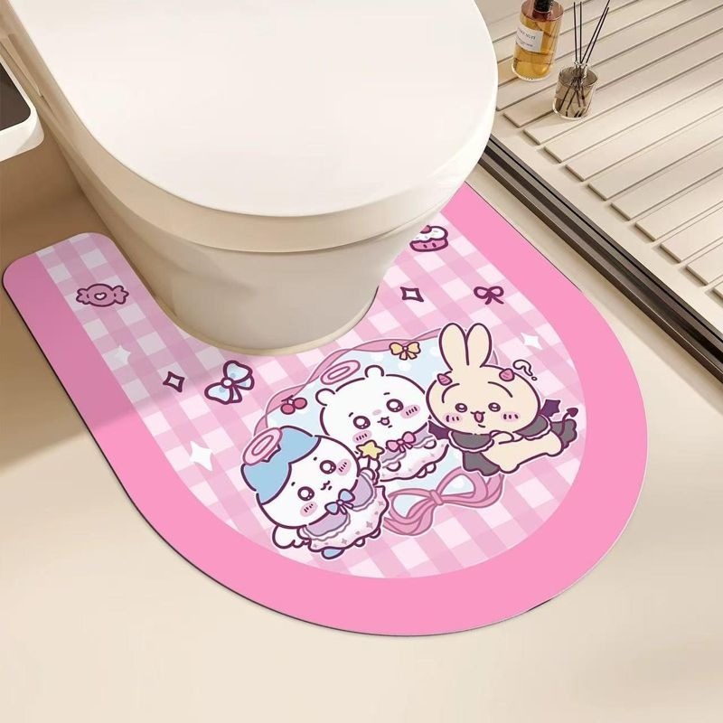 Cute Chiikawa U Shaped Toilet  - Home One Bathroom Accessories recension och pris