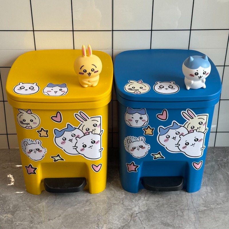 Kawaii Chiikawa Trash Can Foot - Home One Bathroom Accessories recension och pris