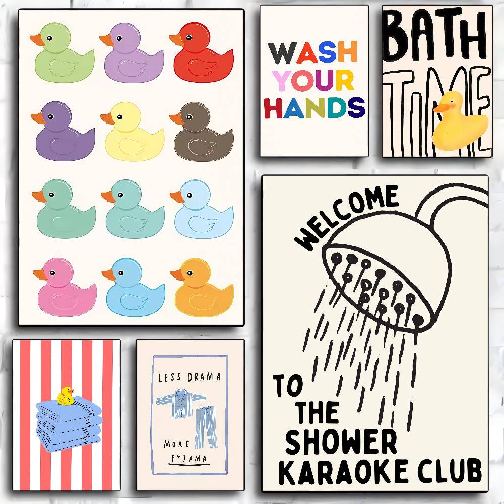 1pc frameless Funny Bathroom R - Home Goods Bathroom Decor recension och pris