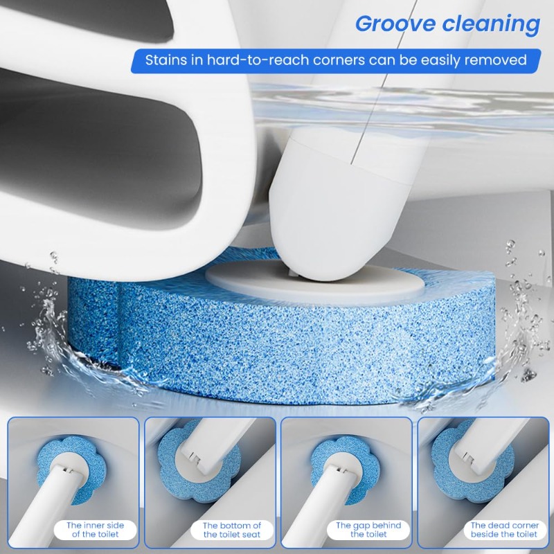 Disposable Toilet Brush Replac - Home Bathroom Cleaning Kit recension och pris