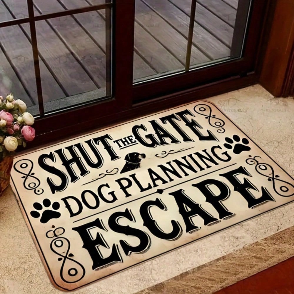1pc  'SHUT THE GATE DOG PLANNI - Home Bathroom Plan recension och pris