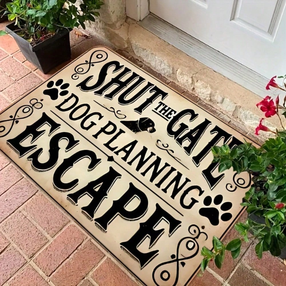 1pc  'SHUT THE GATE DOG PLANNI - Home Bathroom Plan recension och pris