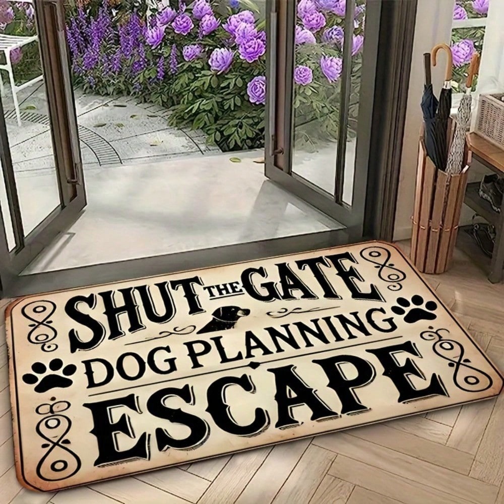 1pc  'SHUT THE GATE DOG PLANNI - Home Bathroom Plan recension och pris