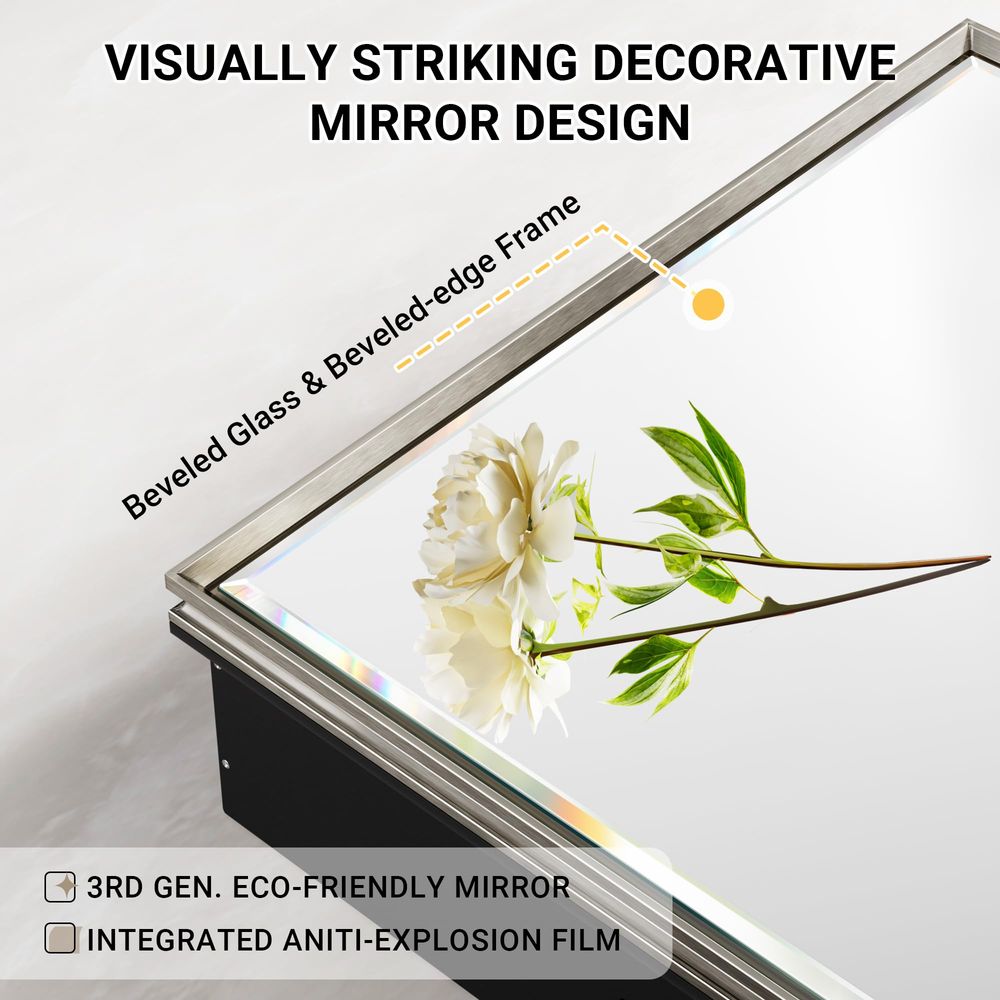 Surface or Recessed Medicine C - Bathroom Cabinet Mirror recension och pris